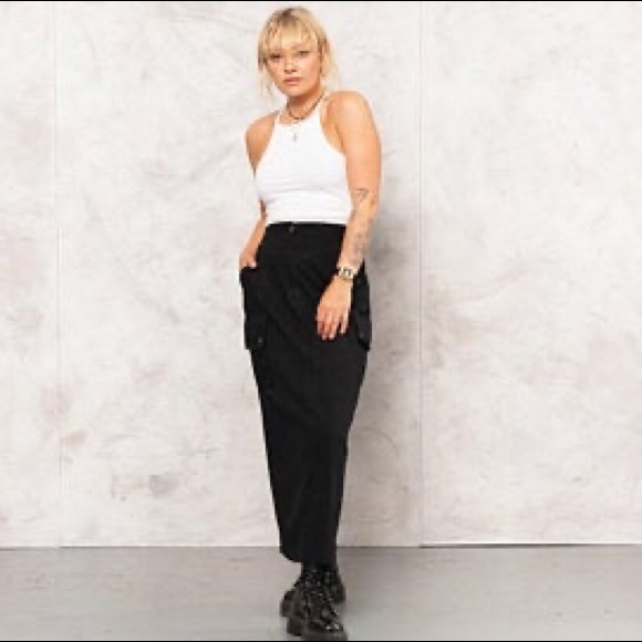 Vintage 90’s Maxi Utility Skirt